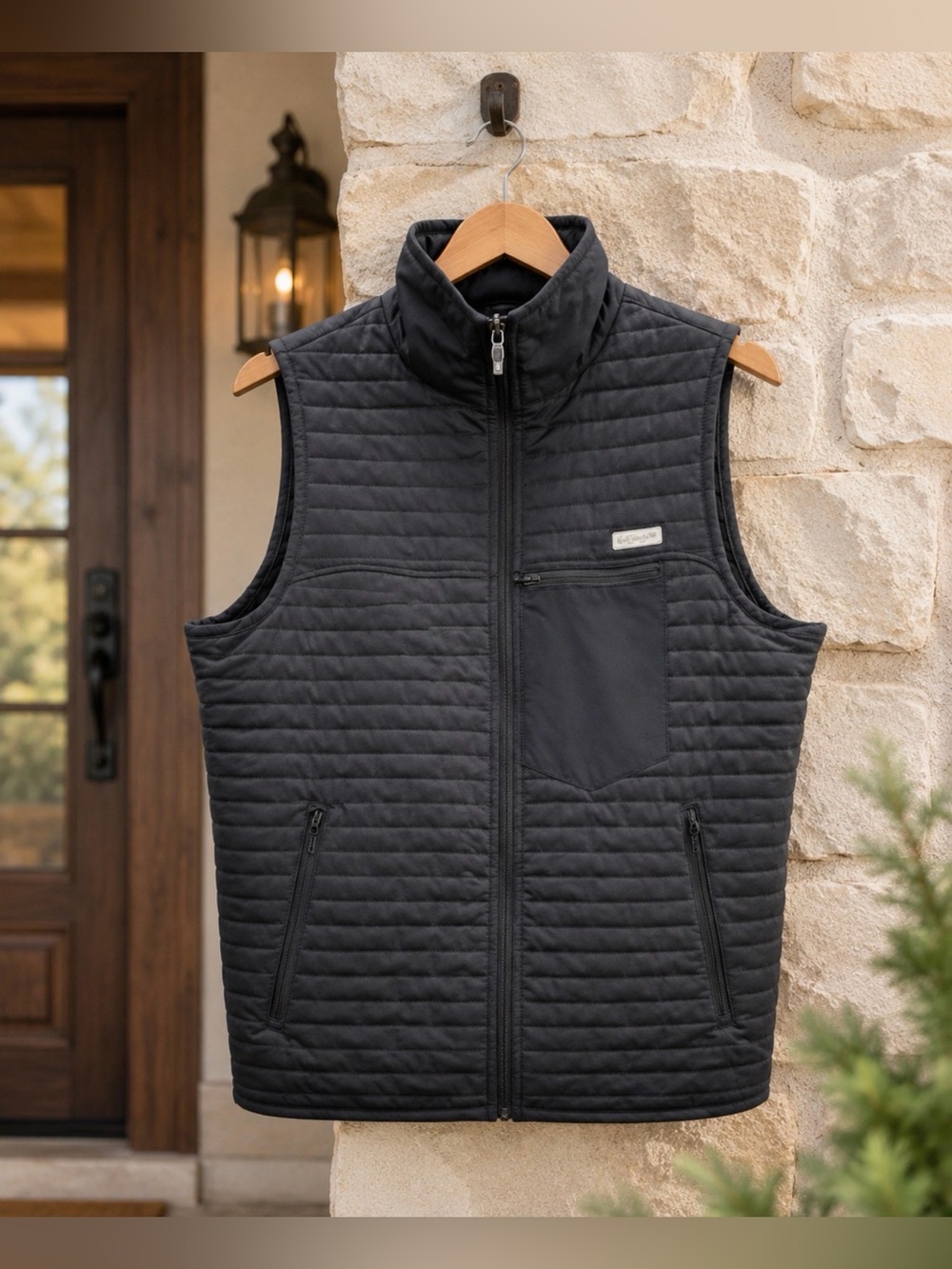 Coast small blue vest with front pocket and 2 side pockets